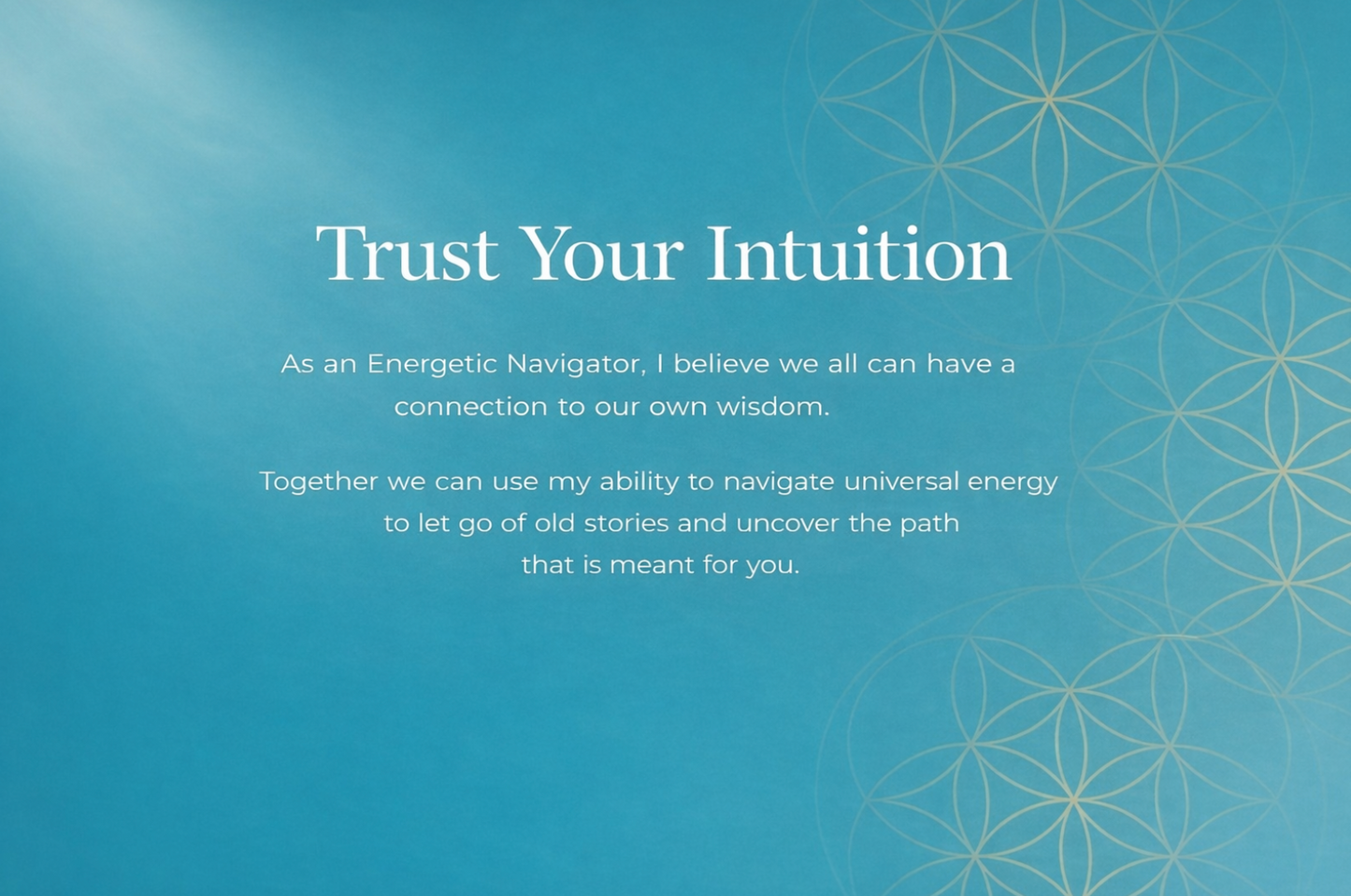 1-on-1 Intutive Sessions
